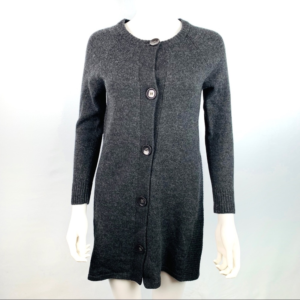 Cynthia Rowley 100% Merino Wool Long Sweater